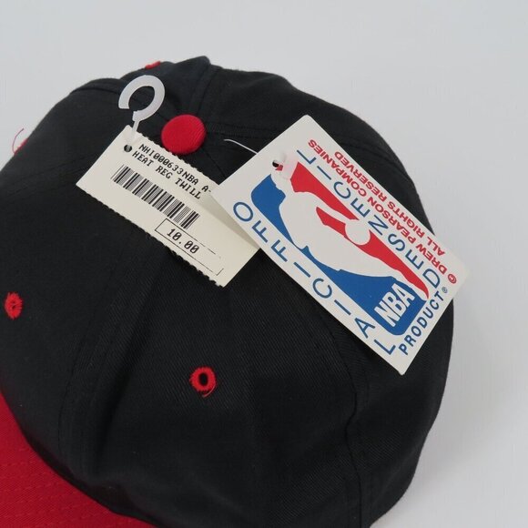 VTG Miami Heat NBA Official Drew Pearson Embroidered Flaming Basketball Cap NEW - Picture 5 of 12